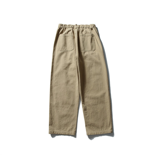 Herren weite Utility-Arbeitshose mit aufgesetzten Patch‑Taschen und elastischem Bund Shop Nory