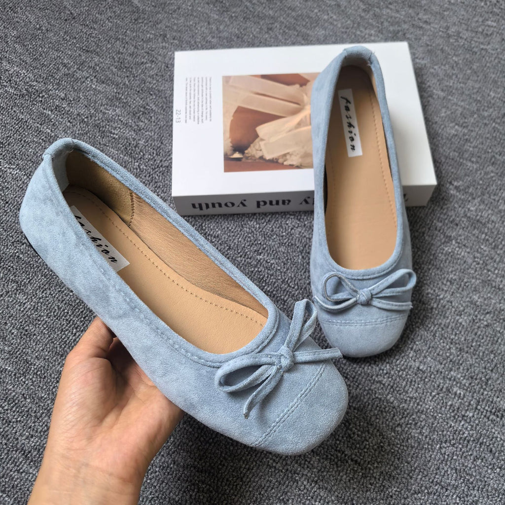 Damen Ballerinas mit elegantem Schleifen-Detail und softem Innenfutter