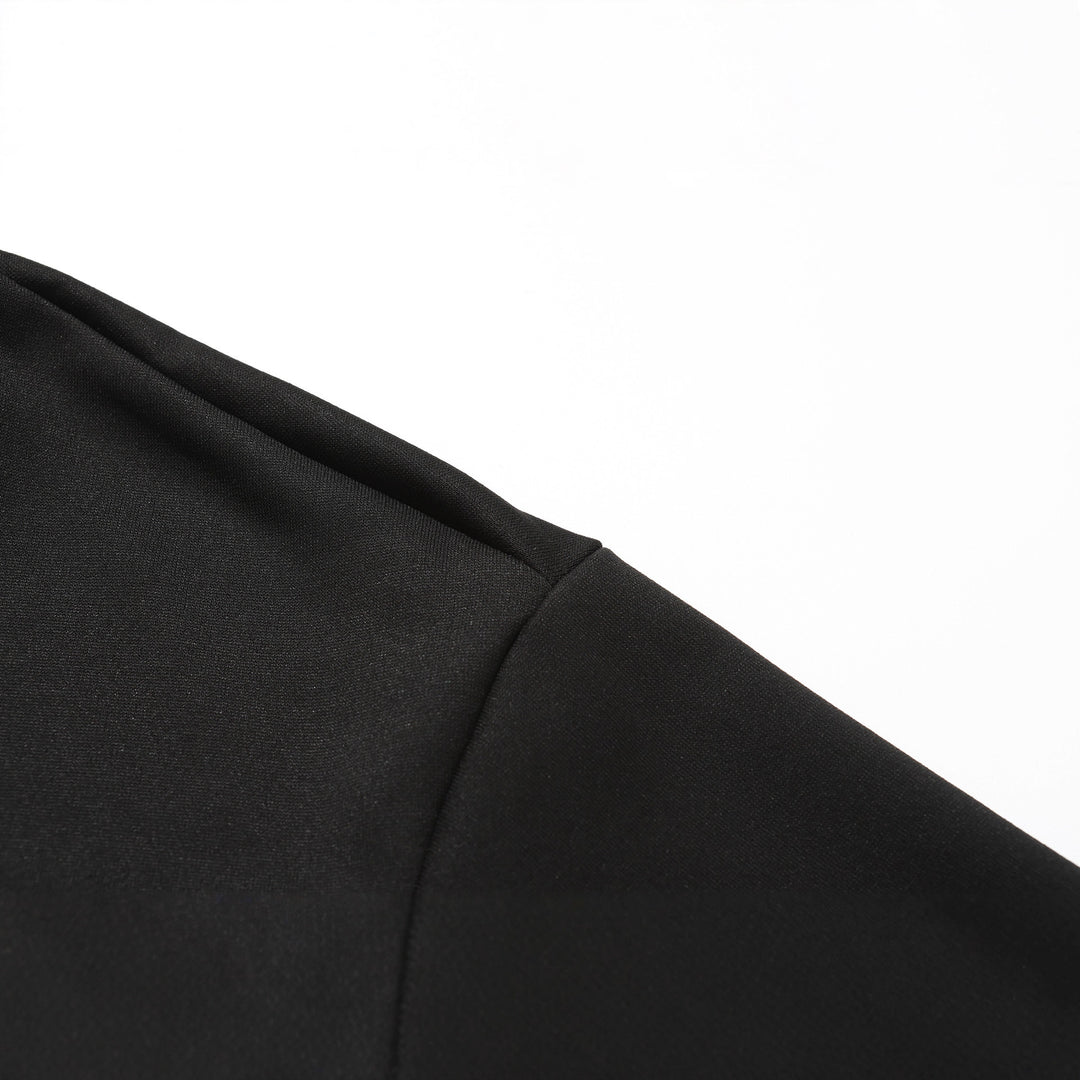 Damen nan Kapuzenpullover im Cropped-Schnitt mit Kängurutasche und grafischem Hand-Print Shop Nory