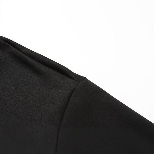 Damen nan Kapuzenpullover im Cropped-Schnitt mit Kängurutasche und grafischem Hand-Print Shop Nory