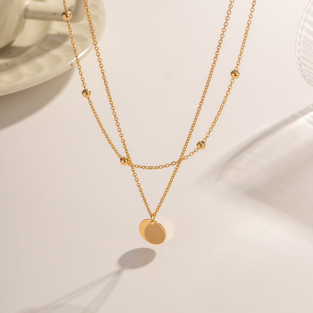Damen Halskette mit mehrlagigem Design und funkelnden Zirkonia Shop Nory