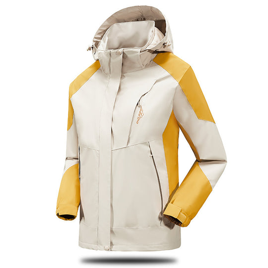 Herren Wasser- und winddichte Softshell‑Outdoorjacke mit verstellbarer Kapuze und Reißverschlusstaschen Shop Nory