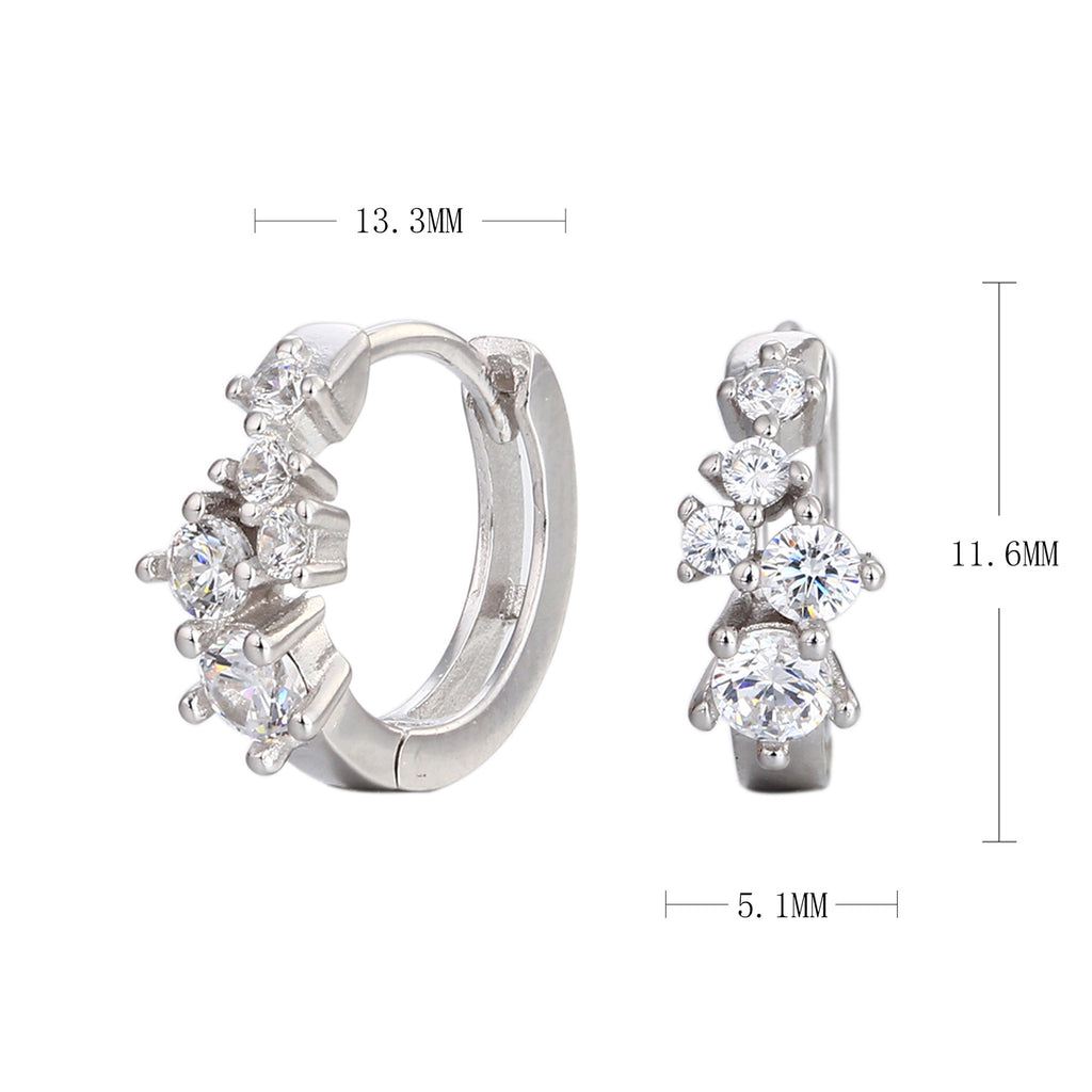 Damen Ohrhänger mit funkelnden Zirkon-Details und elegantem Design Shop Nory