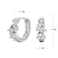 Damen Ohrhänger mit funkelnden Zirkon-Details und elegantem Design Shop Nory