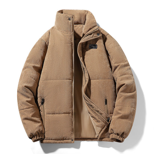Herren Warme Steppjacke mit hohem Kragen Shop Nory