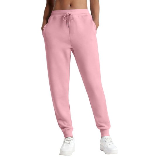Damen nan schmale High‑Waist Sweat-Jogginghose mit hohem Komfortbund, verstellbarem Kordelzug und elastischen Knöchelbündchen Shop Nory