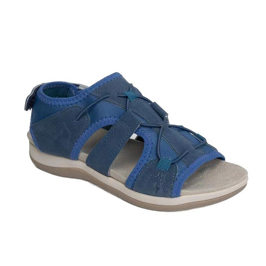 Damen Sportive Komfort-Sandalette mit gepolstertem Fußbett und Klett-Fersenriemen Shop Nory