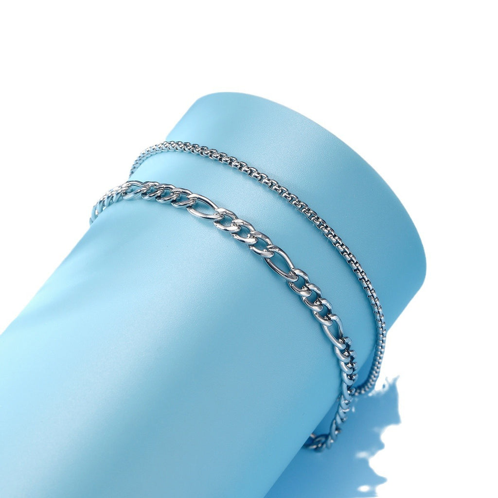 Herren Armband-Set mit unterschiedlichen Kettenstrukturen Shop Nory