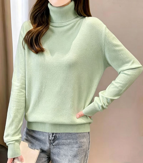Damen Rollkragenpullover mit überschnittener Passform und gerippten Bündchen Shop Nory