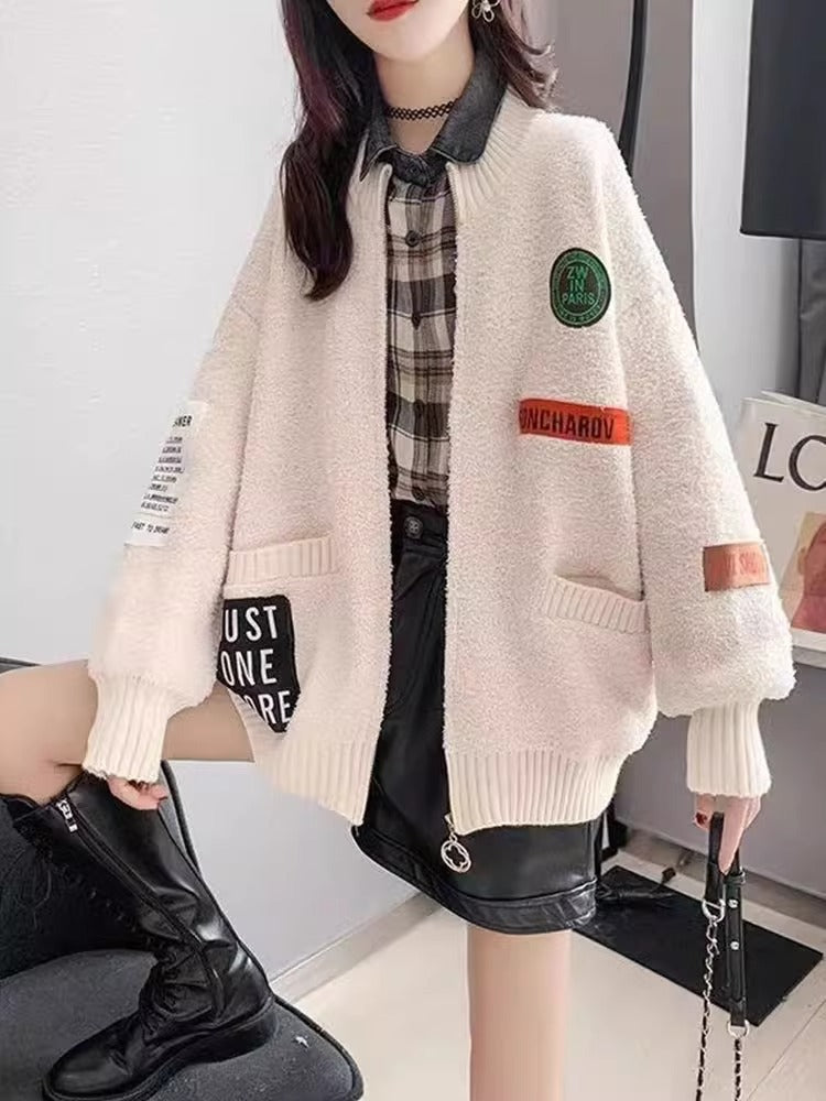 Damen Gemütlicher Oversized Cardigan Shop Nory