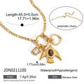 Damen Halskette mit einzigartigem Vogelanhänger und funkelnden Zirkonia-Details Shop Nory