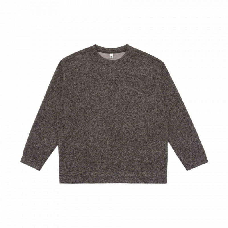 Unisex Oversize melierter Strickpullover im Boxy‑Cut mit Rundhals Shop Nory
