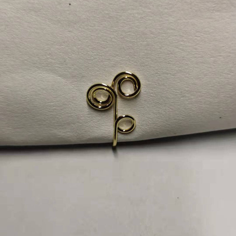 Damen Ohrstecker mit elegantem Spiraldesign Shop Nory