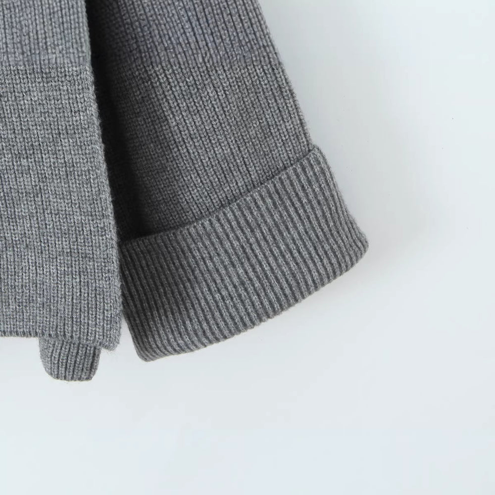 Damen Oversized Rollkragen‑Strickpullover mit Rippstruktur Shop Nory