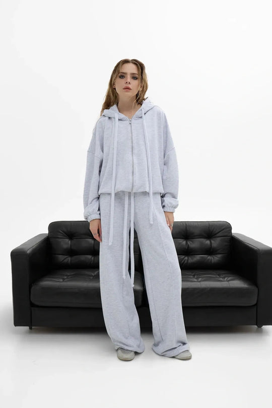 Damen Sweatanzug mit Jogginghose Set Shopnory