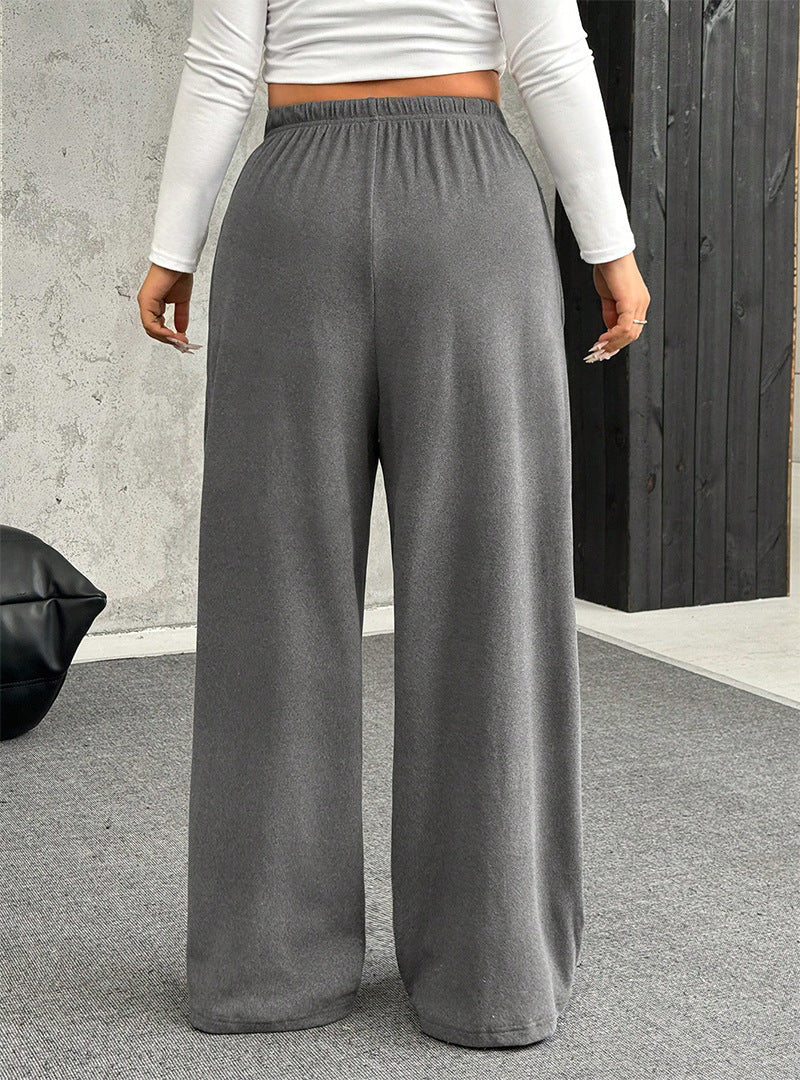 Damen High-Waist weite Beinform Jogginghose Shop Nory