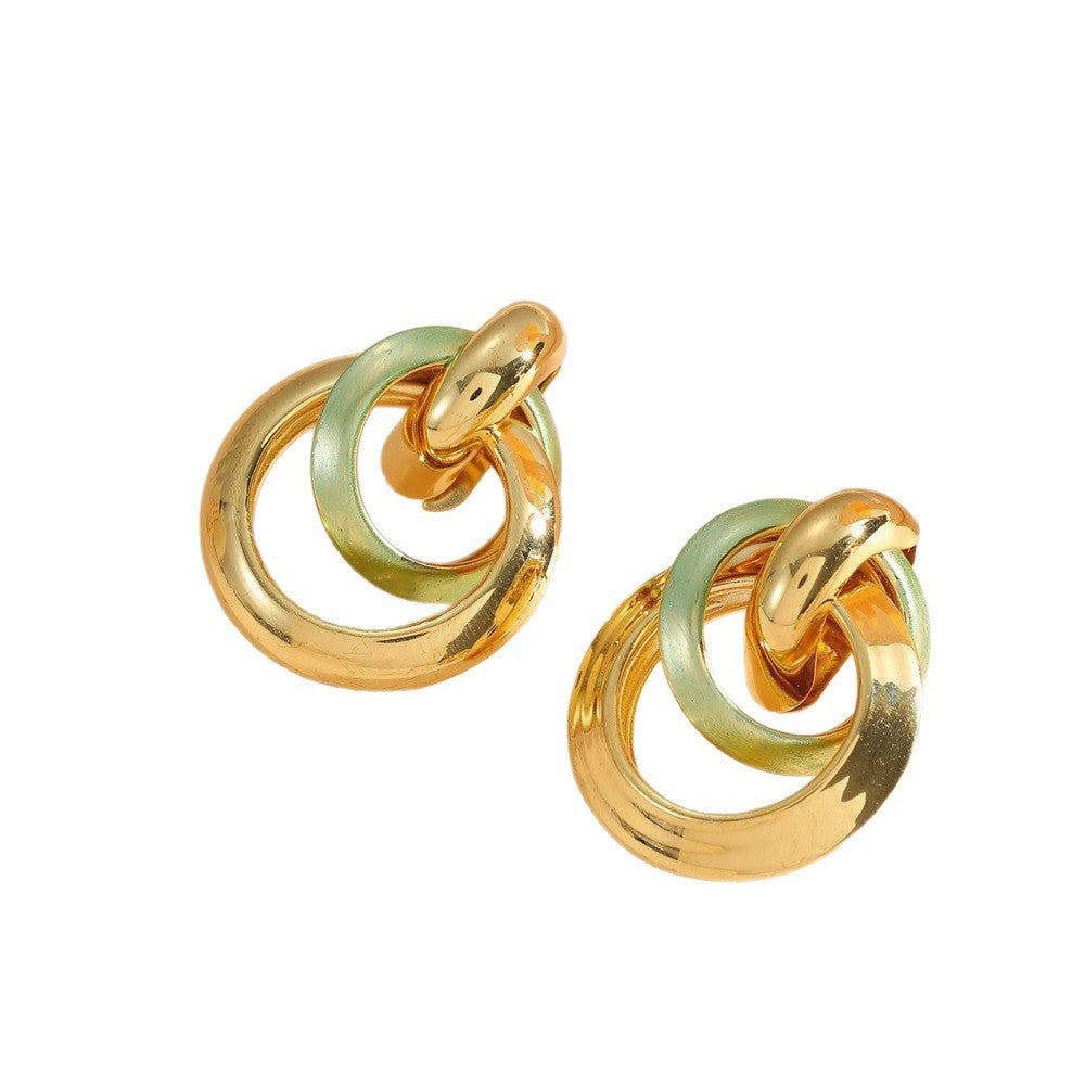 Damen Ohrhänger im eleganten Ringdesign Shop Nory