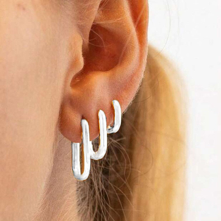 Damen Ohrstecker im modernen, mehrteiligen Design Shop Nory