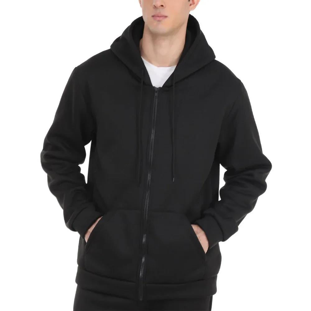 Unisex Zip-Hoodie mit verdecktem Reißverschluss, minimalistischer Silhouette und angerautem Innenfutter Shop Nory