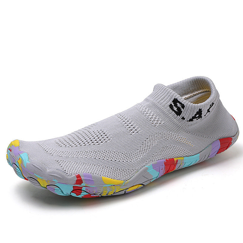 Unisex nan ultraflexibler Strick-Sockenschuh mit anatomischer Mehrzonen-Gummisohle und schnelltrocknender Konstruktion