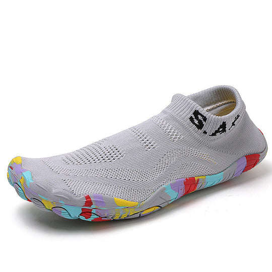 Unisex nan ultraflexibler Strick-Sockenschuh mit anatomischer Mehrzonen-Gummisohle und schnelltrocknender Konstruktion