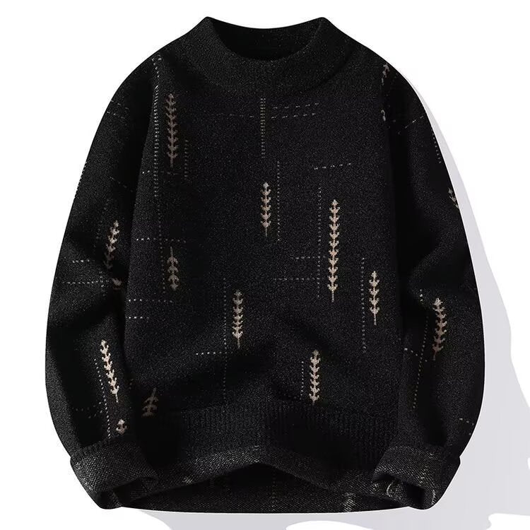 Damen Modischer Strickpullover mit floraler Applikation Shop Nory