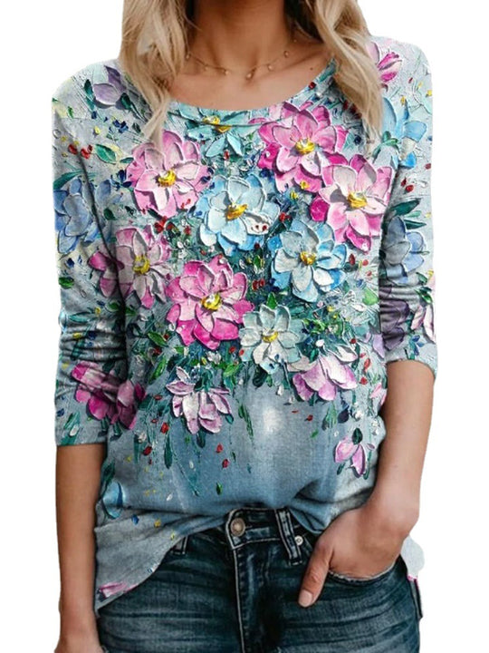 Damen Colorblock-Sweatshirt mit diagonaler Panel-Optik und Streifenbesatz Shop Nory