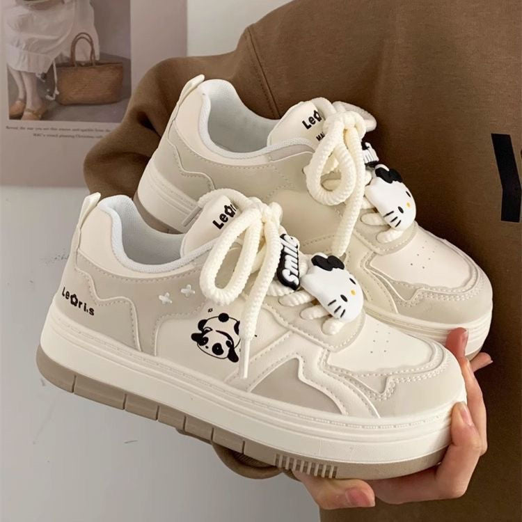 Damen Chunky-Sneaker mit Panda-Motiv, gepolstertem Innenfutter und robuster Profilsohle Shop Nory