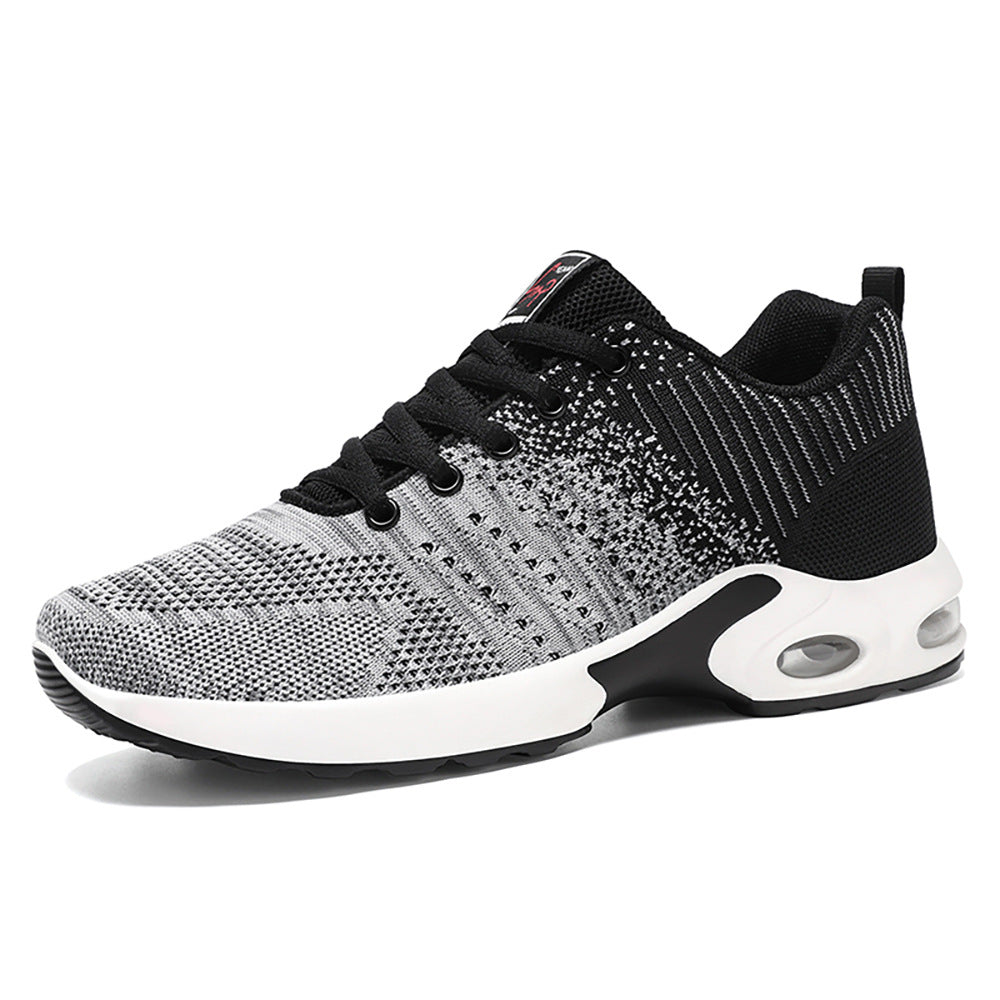 Herren nan leichter Strick-Running-Sneaker mit gepolsterter Fersenstütze und sichtbarer Luftkissen-Zwischensohle Shop Nory