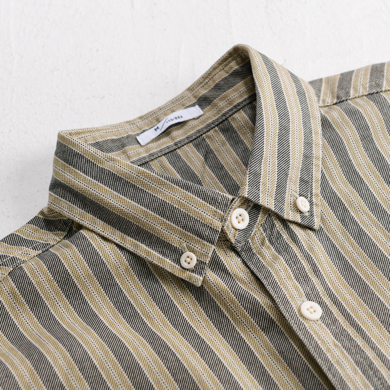 Herren Hemd mit Button-Down-Kragen aus atmungsaktivem Leinen-Baumwollmix in Relaxed-Passform Shop Nory