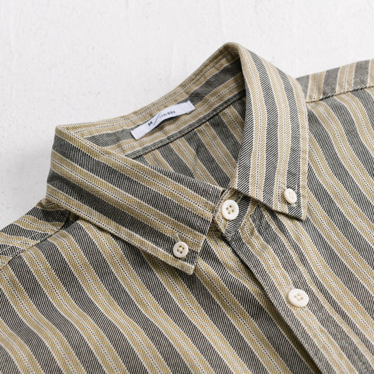 Herren Hemd mit Button-Down-Kragen aus atmungsaktivem Leinen-Baumwollmix in Relaxed-Passform Shop Nory