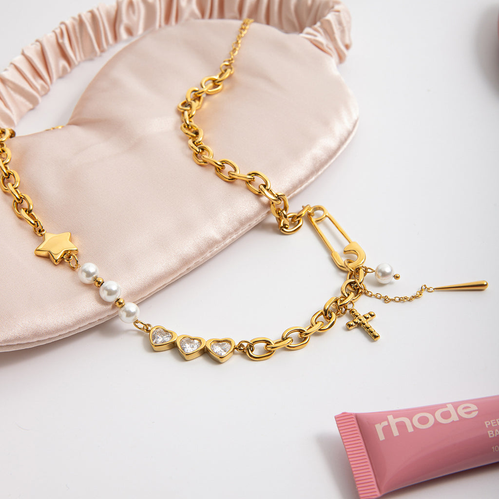 Damen charmantes Armband mit Kristallen und stilvollem Design Shop Nory