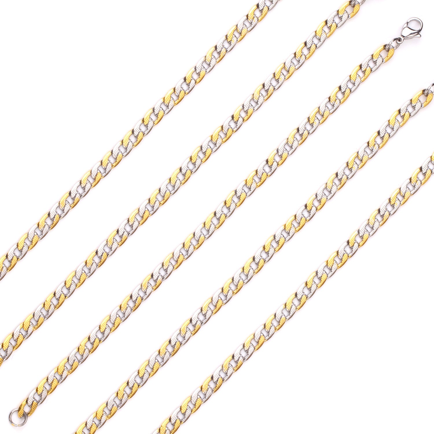 Damen edles Edelstahlarmband mit klassischem Kettenmuster Shop Nory