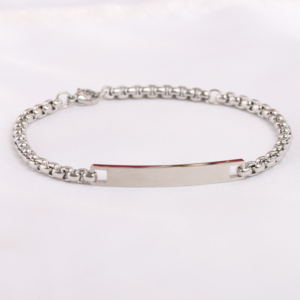 Damen Armband mit personalisierbarem Namensschild Shop Nory