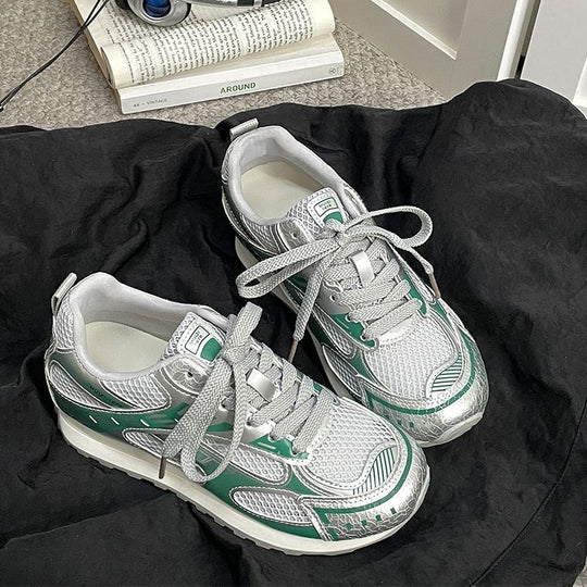 Damen Leichte Mesh-Lauf- und Freizeit-Sneaker mit profilierter Gummilaufsohle Shop Nory