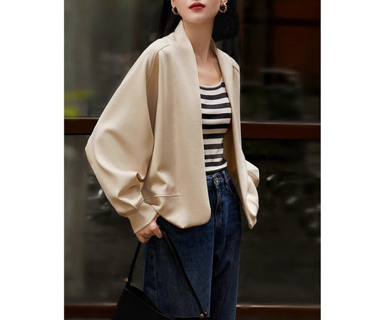 Damen Elegante und luftige Blazerjacke Shop Nory