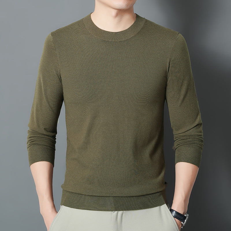Herren Feiner Rundhalspullover aus Feinstrick mit schmaler Silhouette Shop Nory