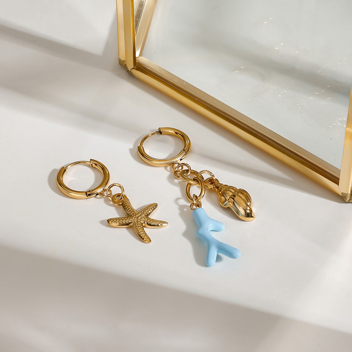 Damen Ohrhänger mit maritimen Motiven aus hypoallergenem Edelstahl Shop Nory
