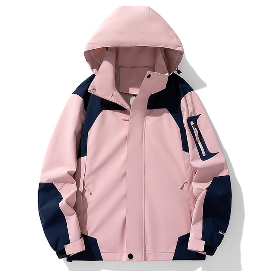 Herren Technische Outdoorjacke mit verstellbarem Kapuzenkragen Shop Nory