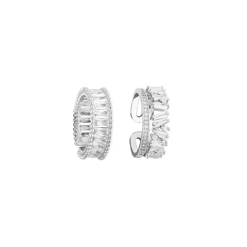 Damen eleganter und funkelnder Ring aus hochwertigem Edelstahl Shop Nory