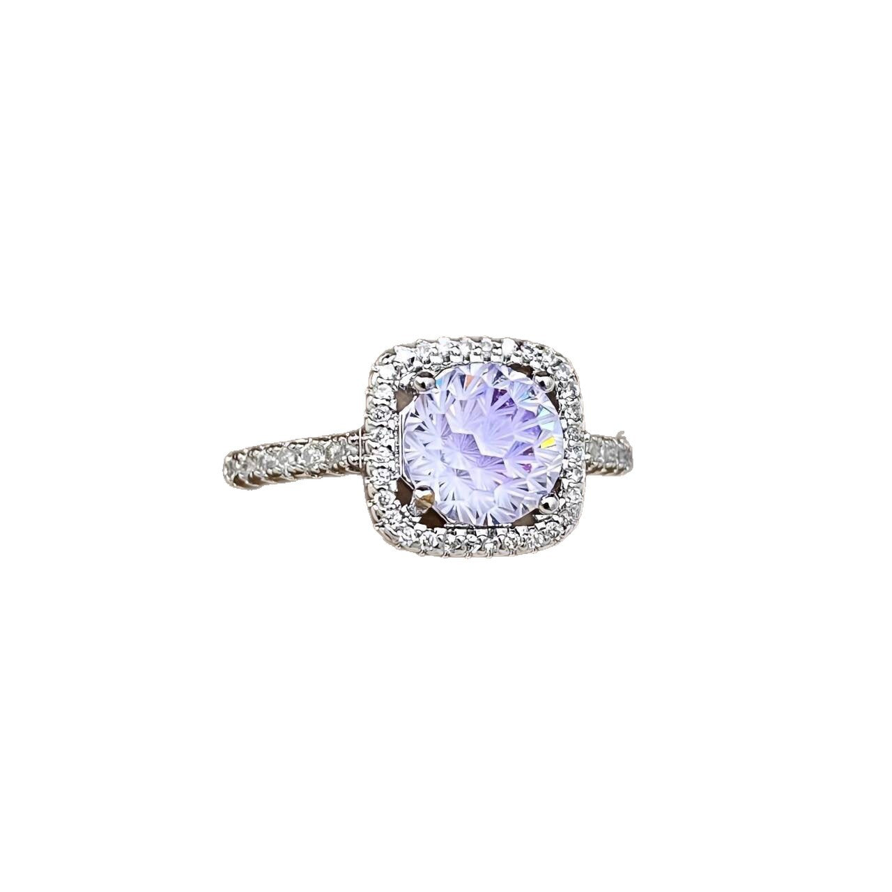 Damen glamouröser Schmuckring mit strahlendem Zirkonia Shop Nory