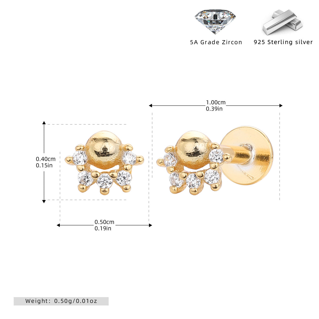 Damen Ohrstecker im kreativen Spinnen-Design aus hochwertigem 925 Sterling Silber Shop Nory