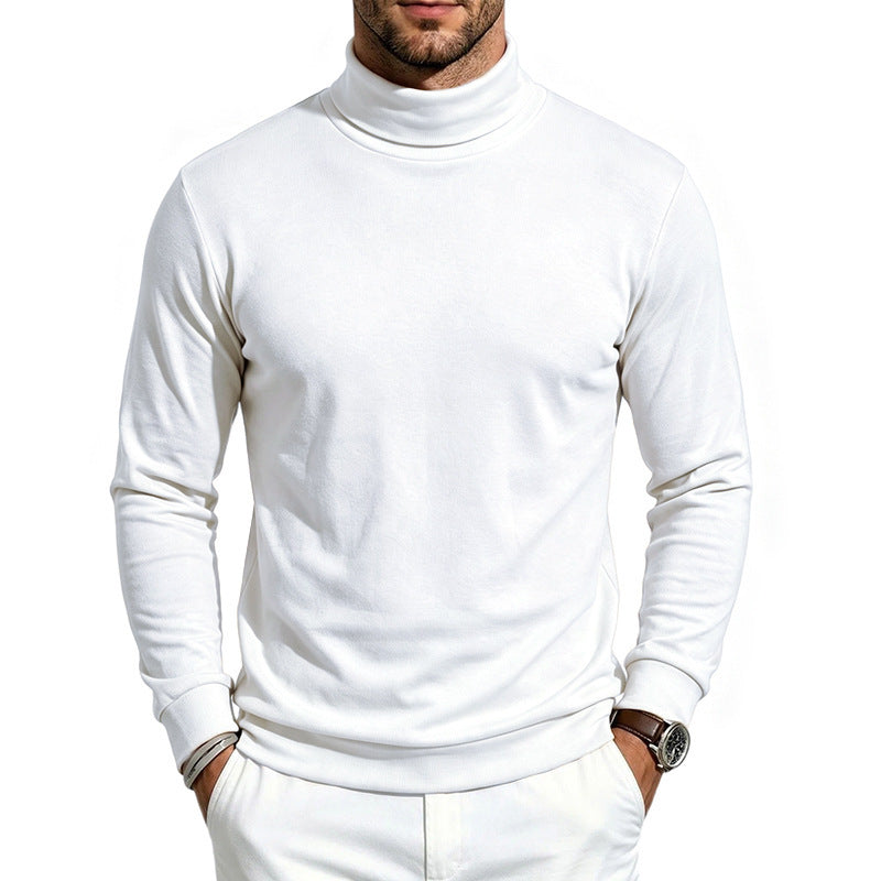 Herren schmal geschnittener Feinstrick-Rollkragenpullover Shop Nory