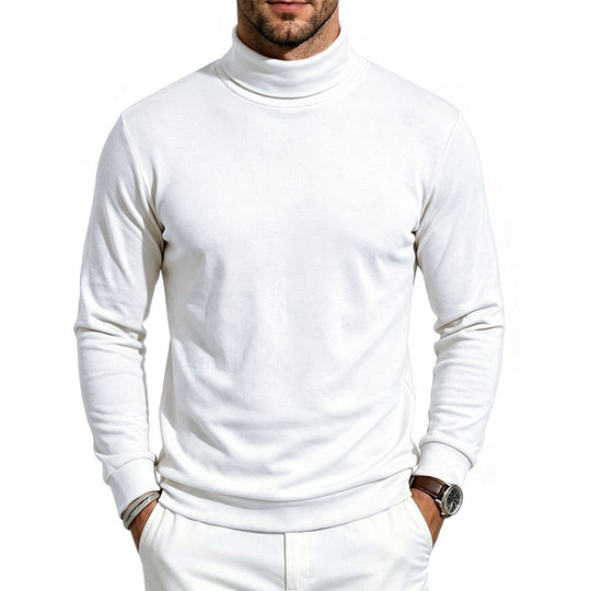 Herren schmal geschnittener Feinstrick-Rollkragenpullover Shop Nory