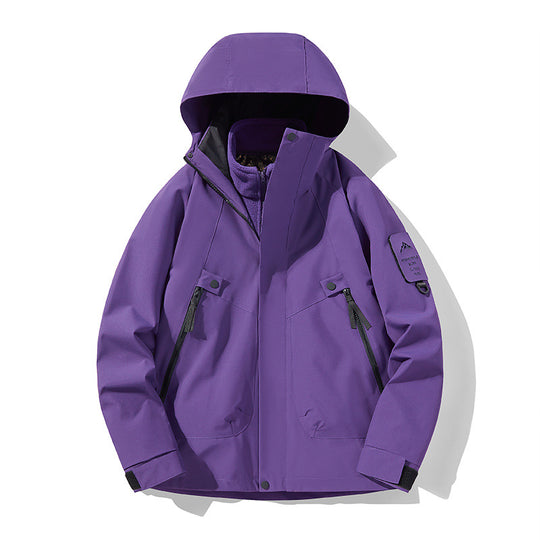 Unisex Wasserdichte, atmungsaktive Hardshell-Outdoorjacke mit Kapuze Shop Nory