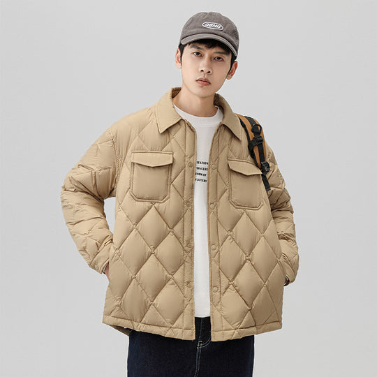 Herren Modische Steppjacke mit Taschen Shop Nory