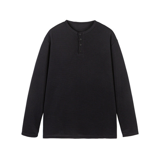 Unisex Thermisches Henley‑Shirt mit Waffelstruktur und langer Arm Shop Nory