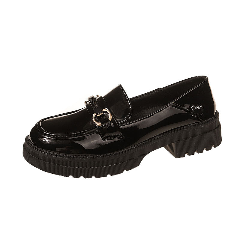 Damen Klassische Loafer mit modischer Schnallenverzierung