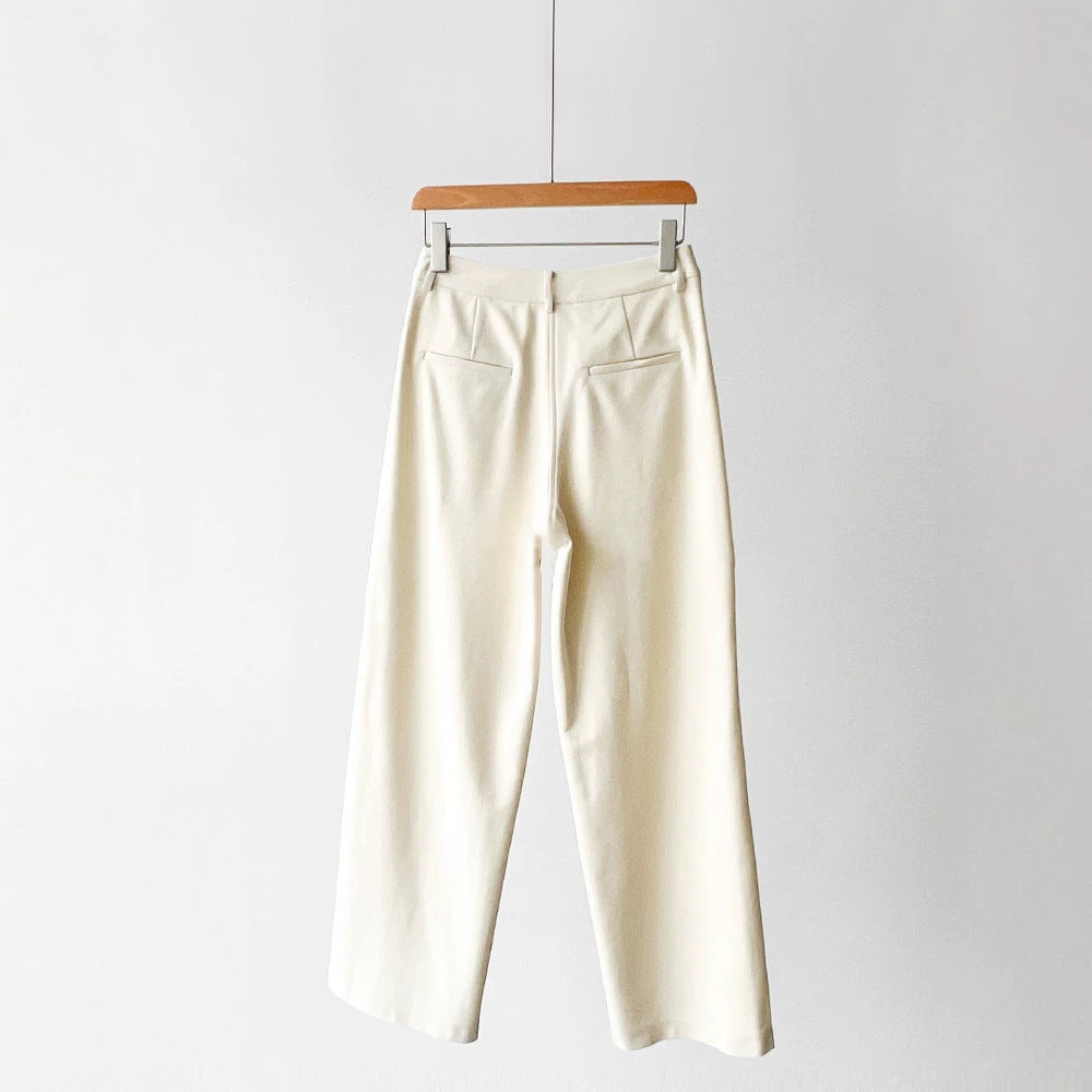 Damen Weit geschnittene elegante Trousers Shop Nory