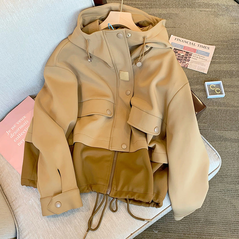 Damen Moderne Übergangsjacke mit hohem Kragen Shop Nory